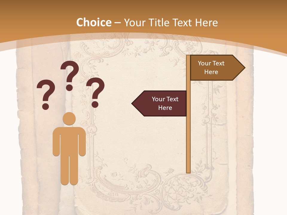 Frame Border Post PowerPoint Template