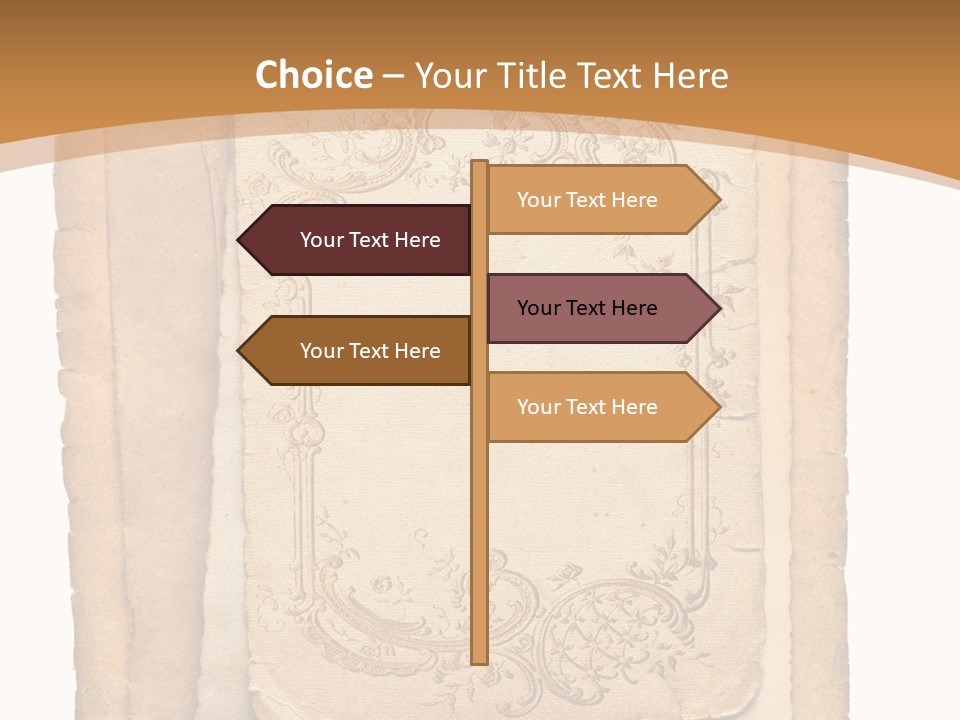Frame Border Post PowerPoint Template