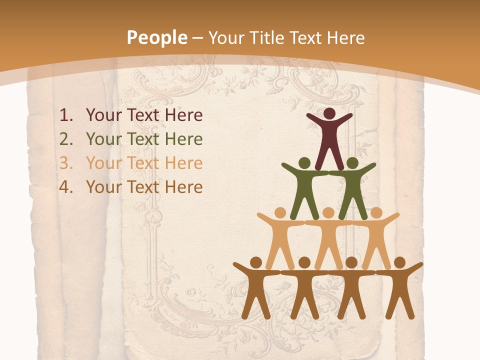 Frame Border Post PowerPoint Template