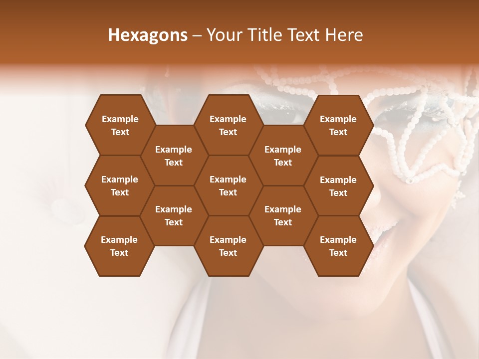 Face Cool Caucasian PowerPoint Template