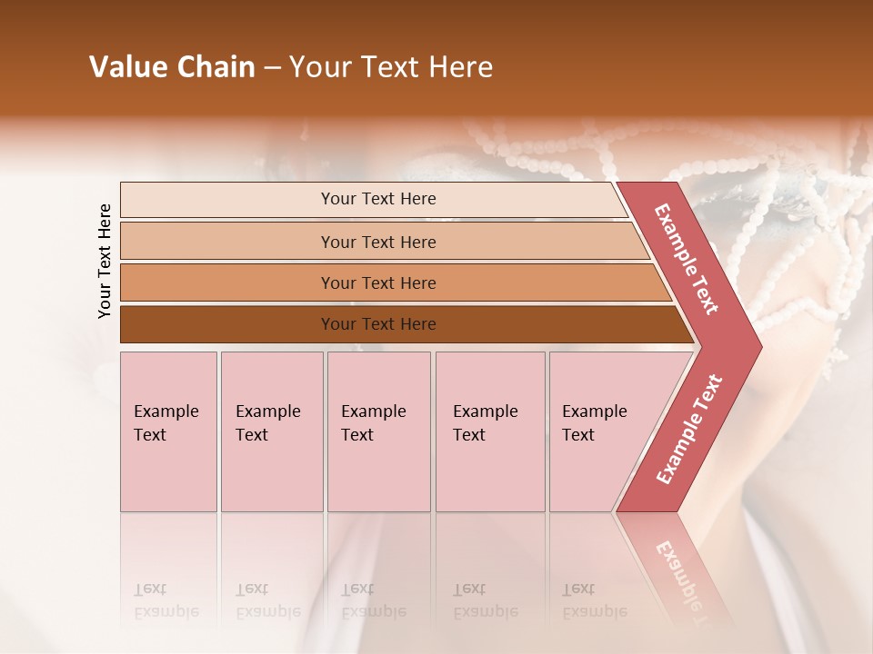 Face Cool Caucasian PowerPoint Template