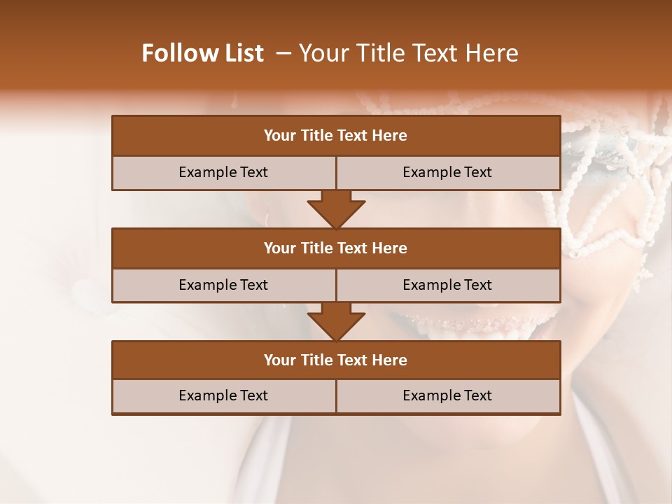 Face Cool Caucasian PowerPoint Template