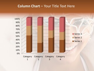 Face Cool Caucasian PowerPoint Template