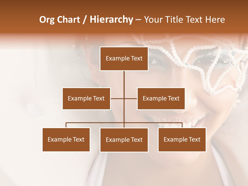 Face Cool Caucasian PowerPoint Template