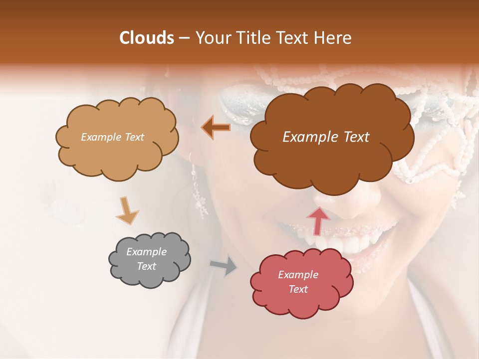 Face Cool Caucasian PowerPoint Template