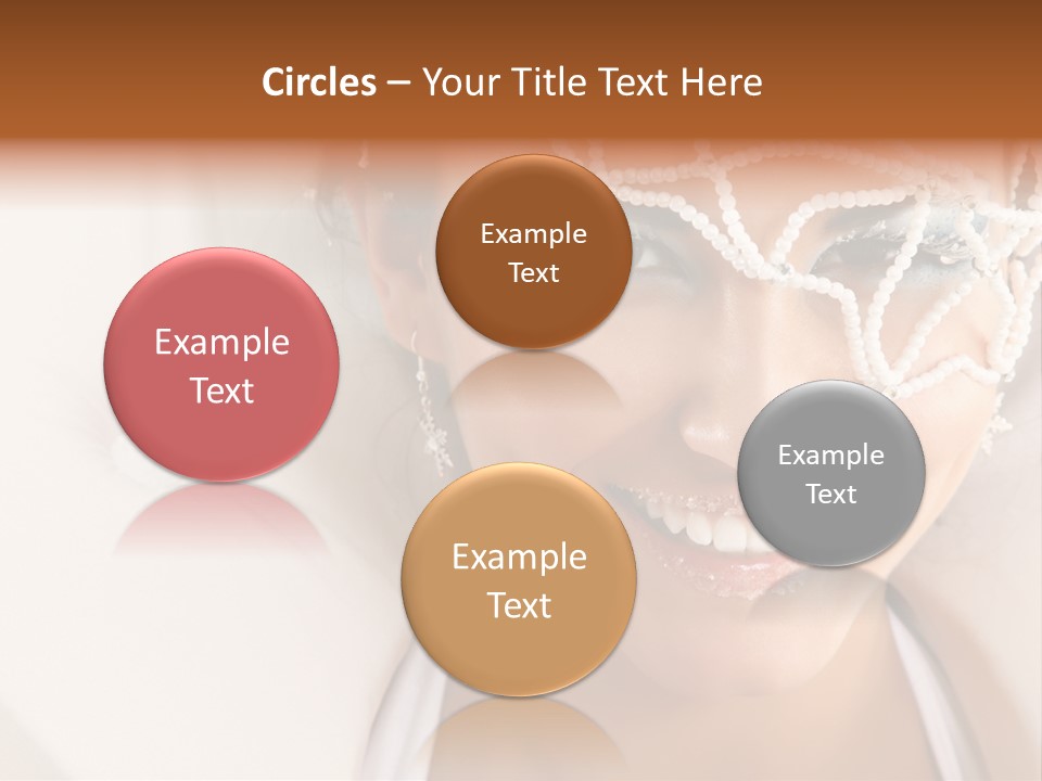 Face Cool Caucasian PowerPoint Template