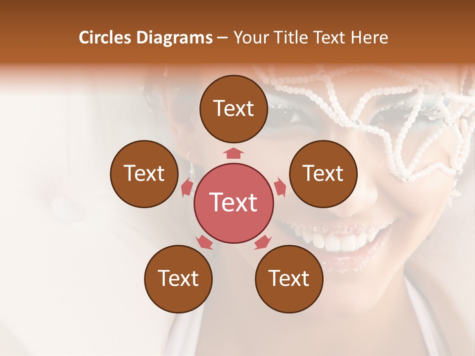 Face Cool Caucasian PowerPoint Template