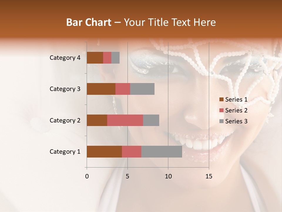 Face Cool Caucasian PowerPoint Template