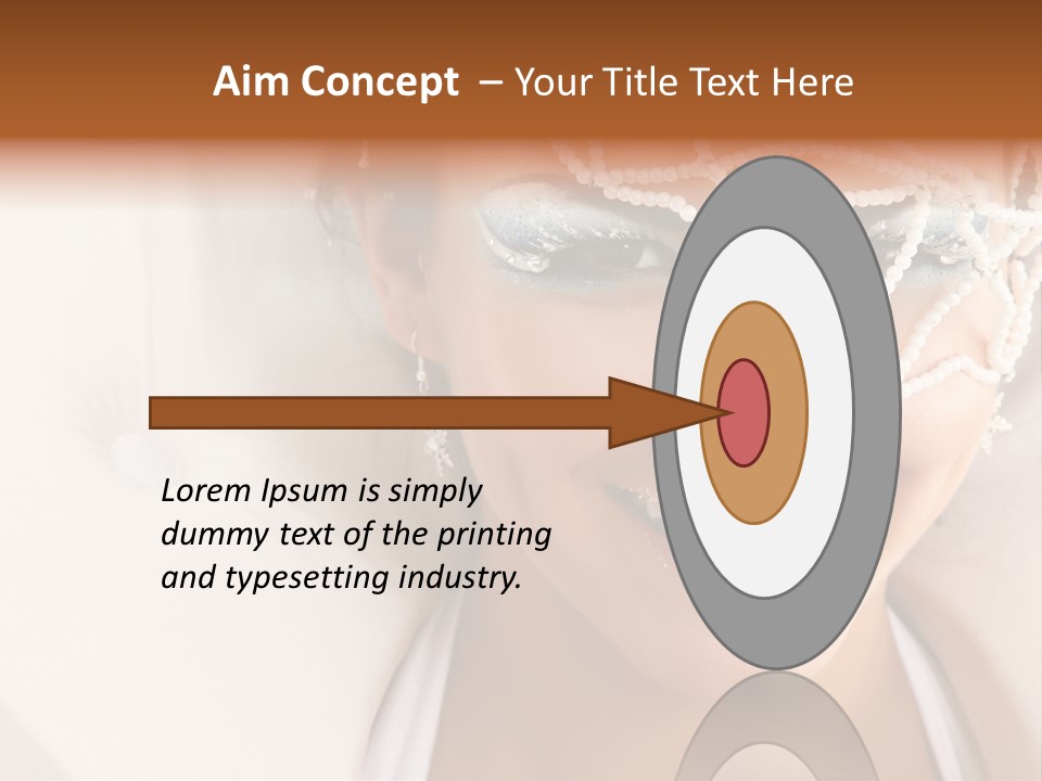 Face Cool Caucasian PowerPoint Template