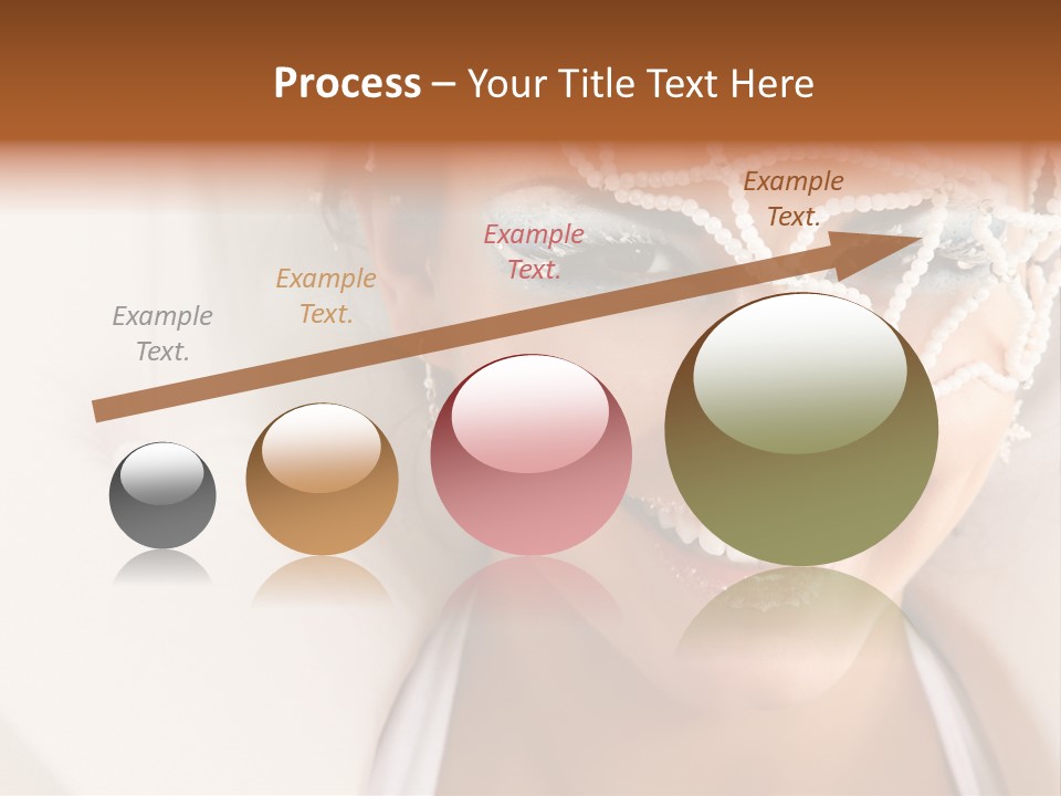 Face Cool Caucasian PowerPoint Template