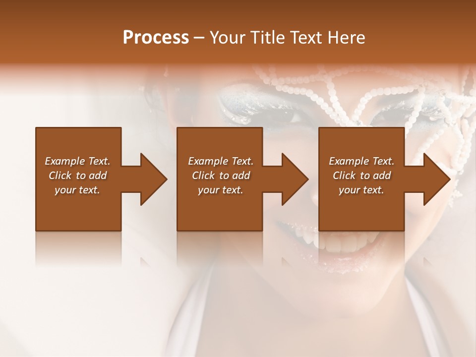 Face Cool Caucasian PowerPoint Template
