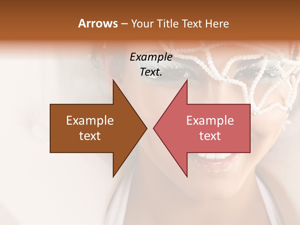 Face Cool Caucasian PowerPoint Template