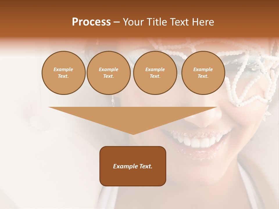 Face Cool Caucasian PowerPoint Template