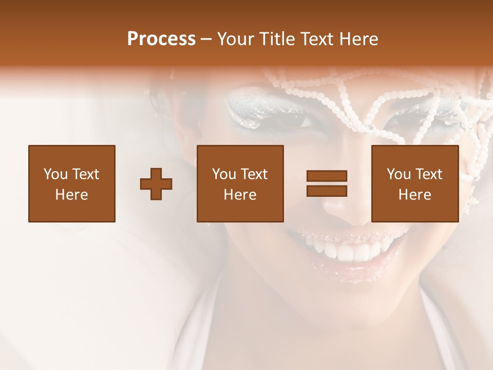 Face Cool Caucasian PowerPoint Template