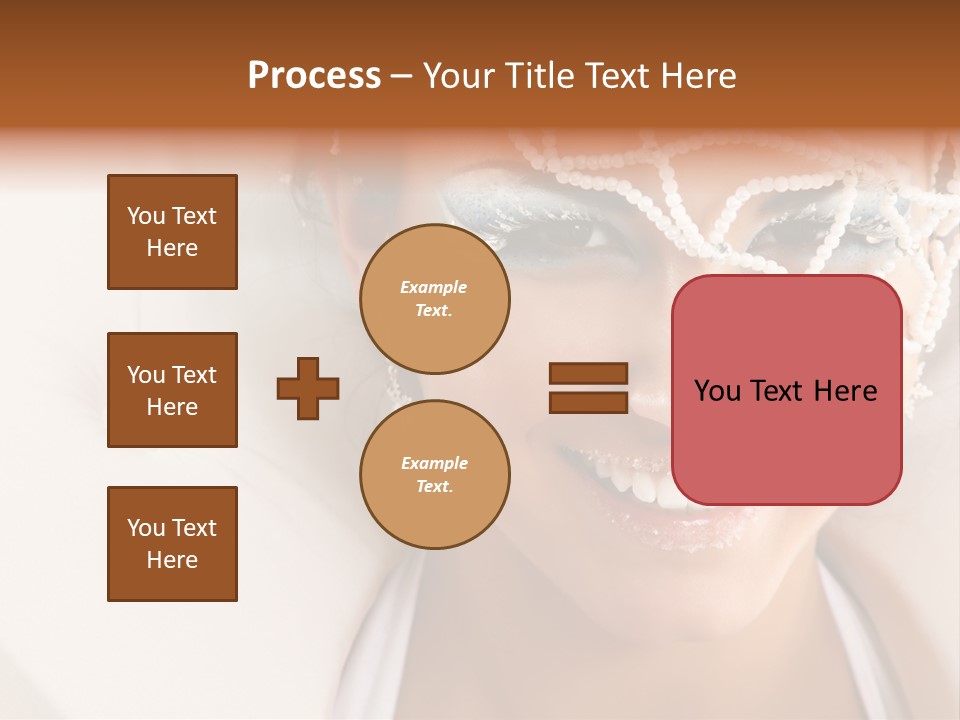 Face Cool Caucasian PowerPoint Template