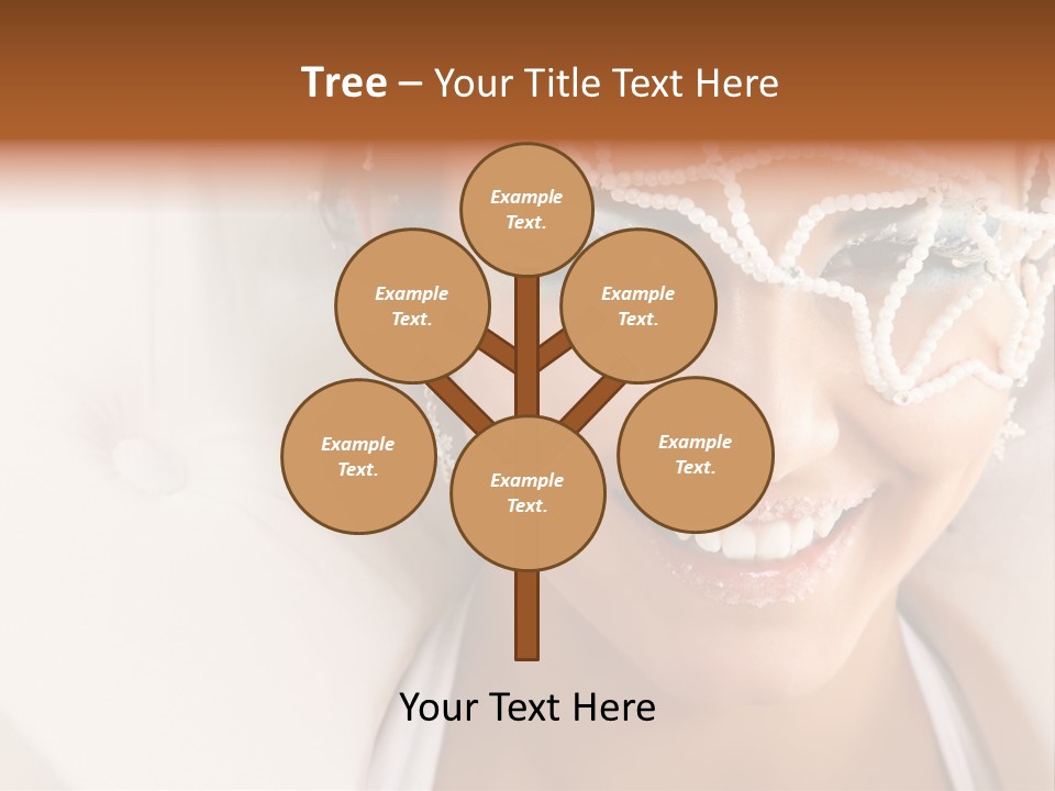 Face Cool Caucasian PowerPoint Template