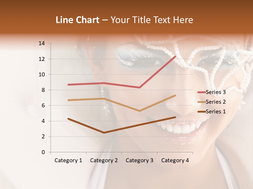 Face Cool Caucasian PowerPoint Template