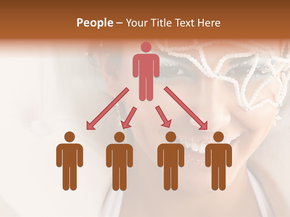 Face Cool Caucasian PowerPoint Template