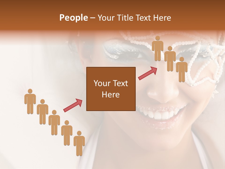 Face Cool Caucasian PowerPoint Template