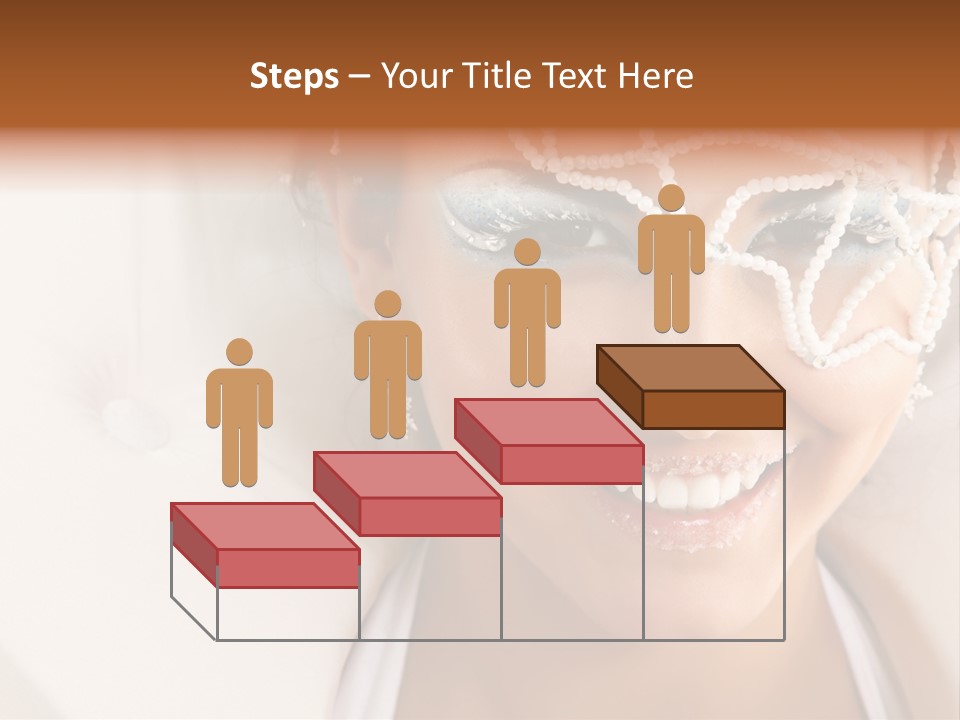 Face Cool Caucasian PowerPoint Template