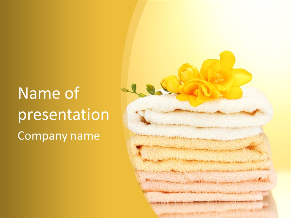 Cotton Thick Stack PowerPoint Template