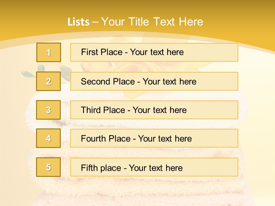 Cotton Thick Stack PowerPoint Template