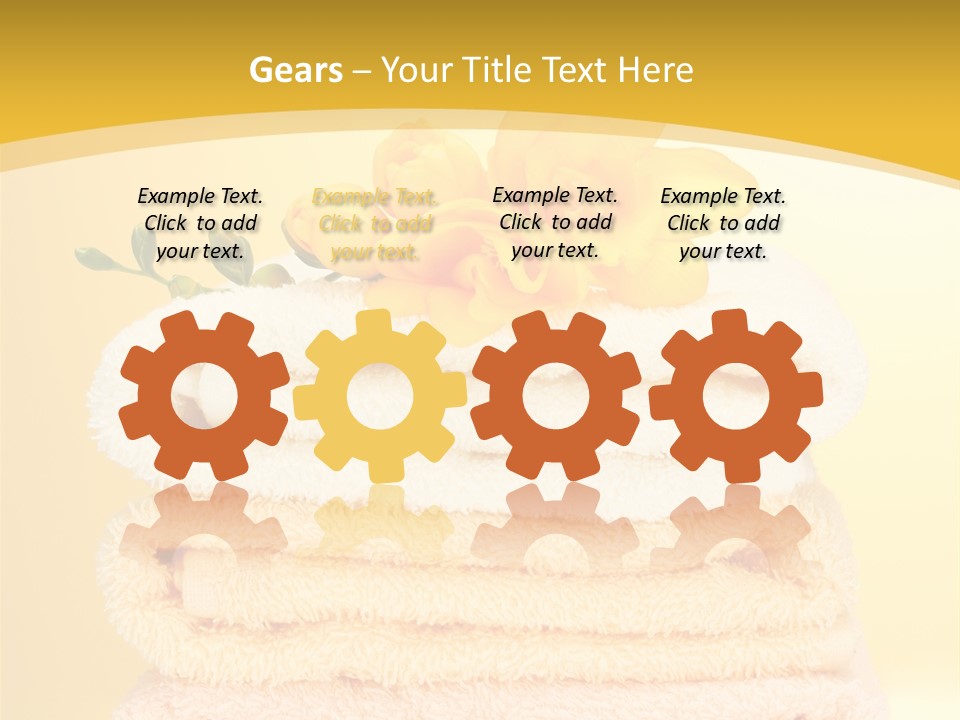 Cotton Thick Stack PowerPoint Template