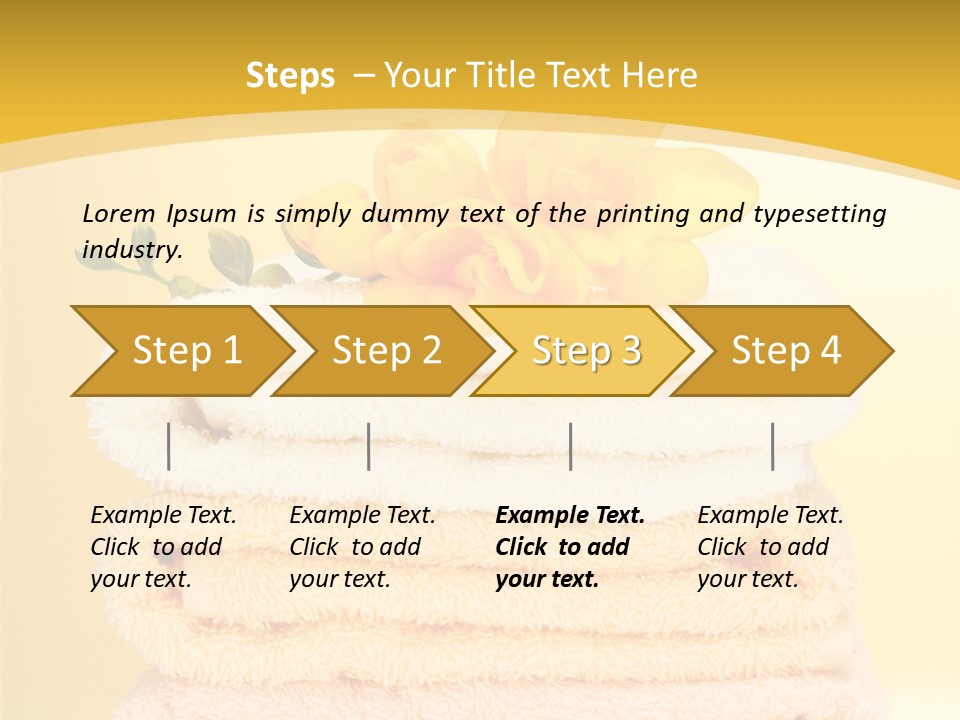 Cotton Thick Stack PowerPoint Template