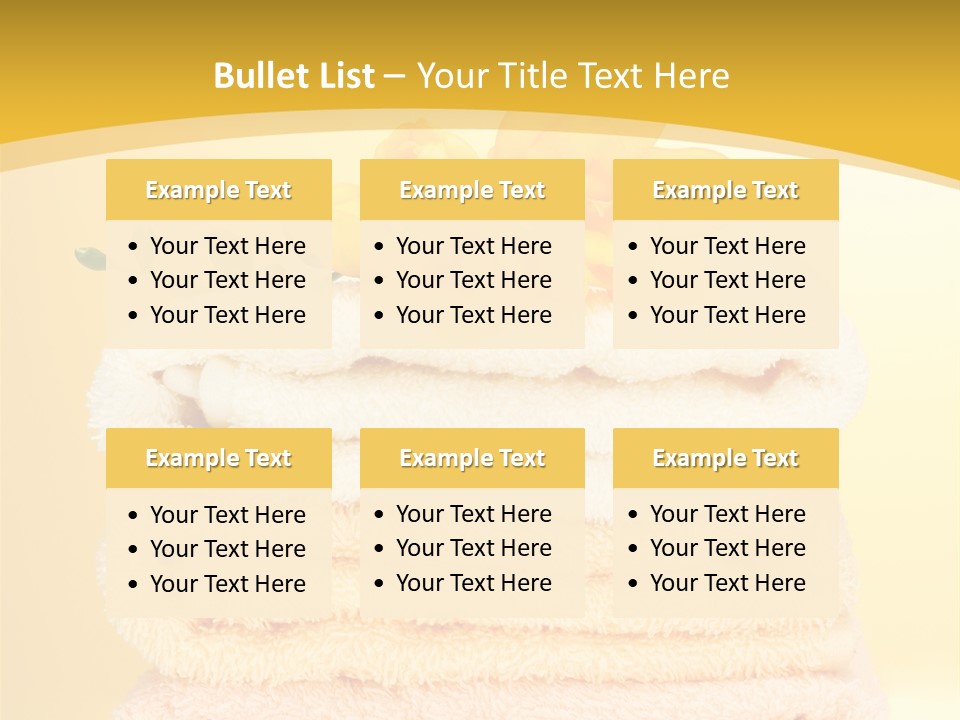 Cotton Thick Stack PowerPoint Template