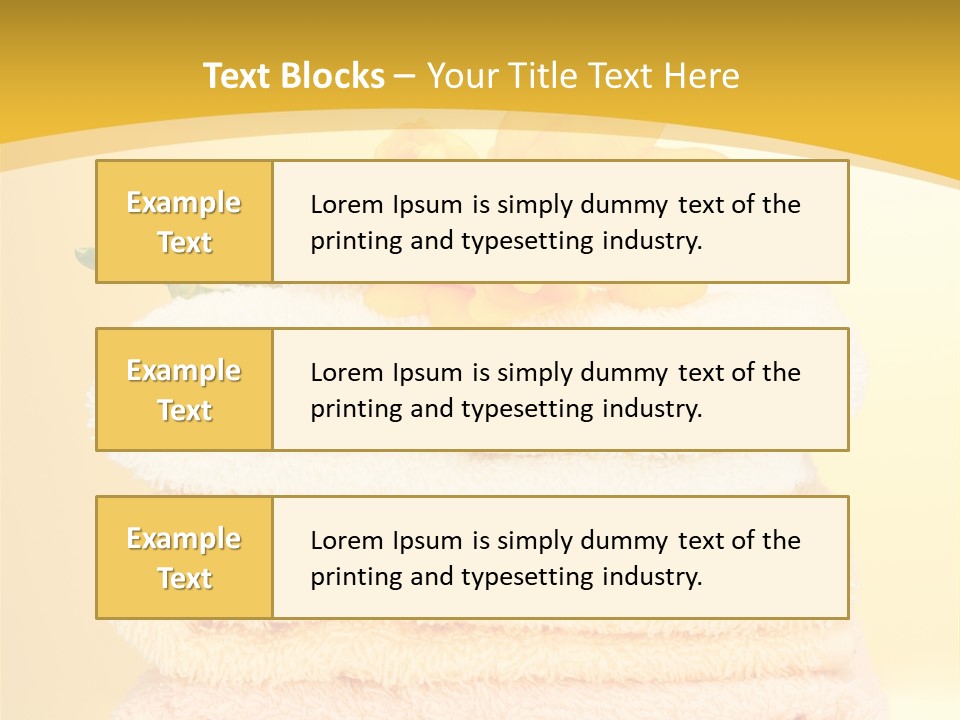 Cotton Thick Stack PowerPoint Template