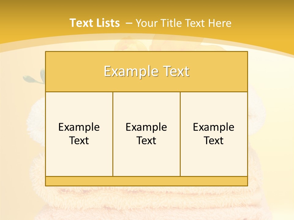 Cotton Thick Stack PowerPoint Template