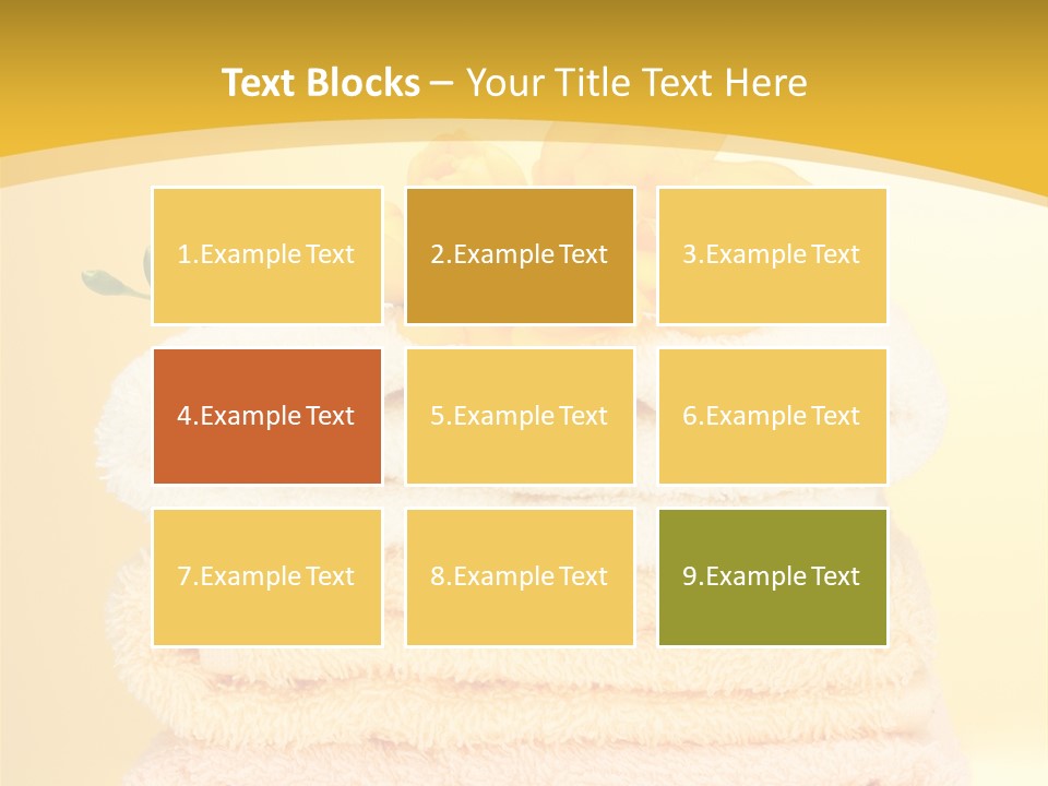 Cotton Thick Stack PowerPoint Template