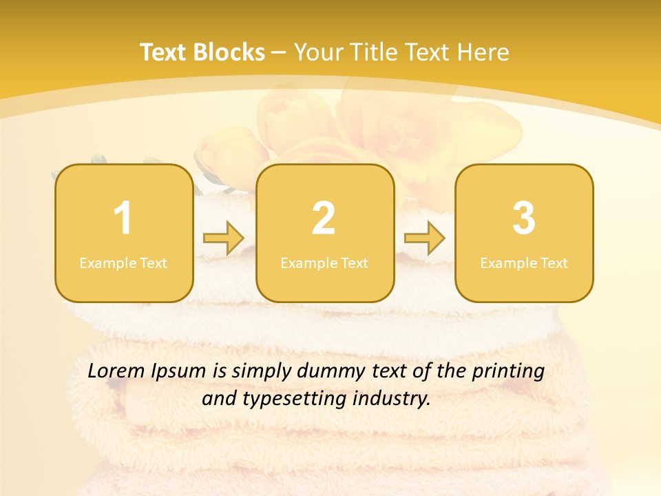 Cotton Thick Stack PowerPoint Template