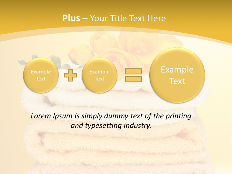Cotton Thick Stack PowerPoint Template