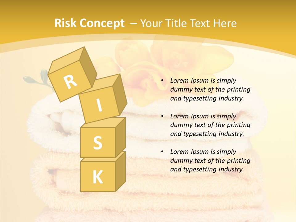 Cotton Thick Stack PowerPoint Template