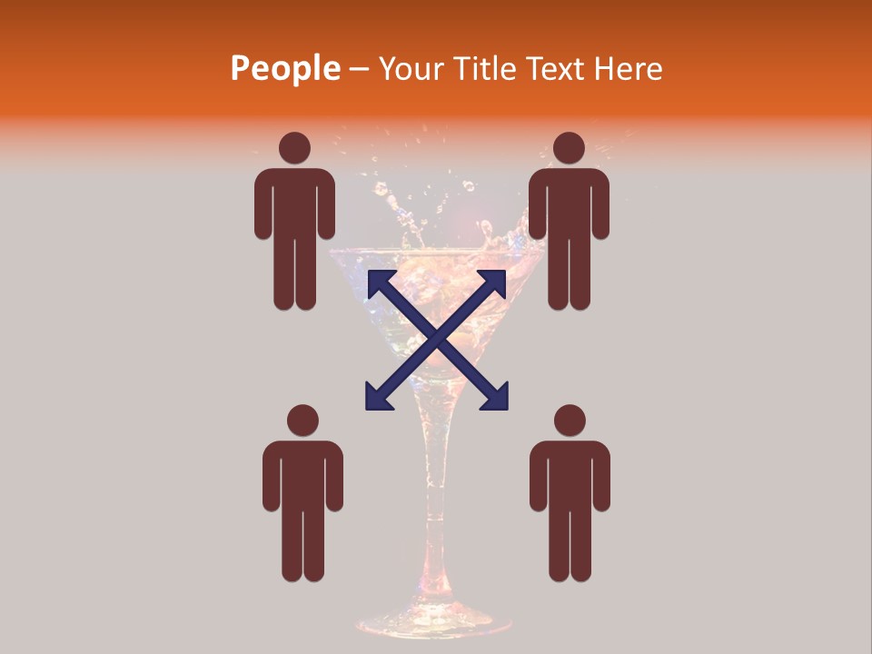 Water Cold Blue PowerPoint Template