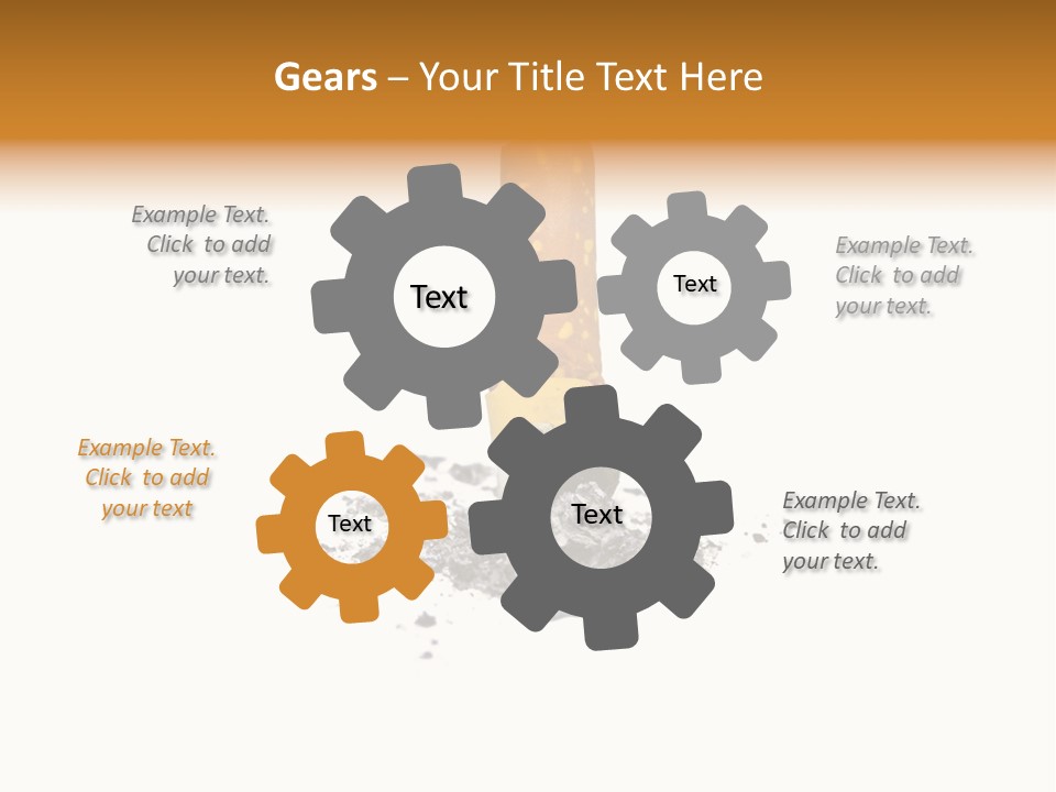 Cancer Ash Photography PowerPoint Template