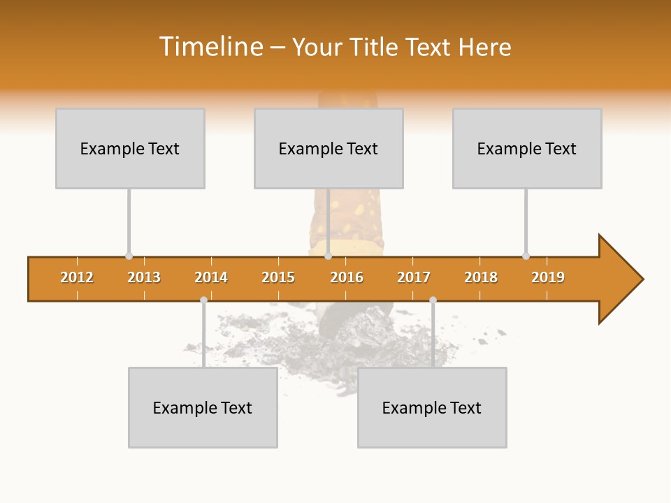 Cancer Ash Photography PowerPoint Template