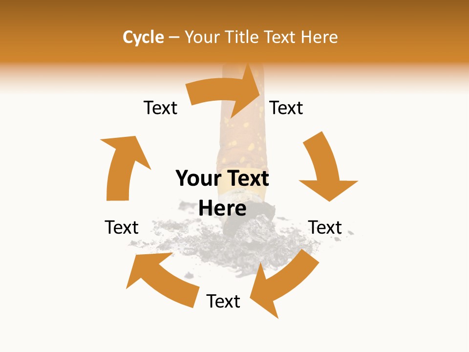 Cancer Ash Photography PowerPoint Template