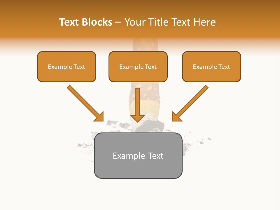 Cancer Ash Photography PowerPoint Template