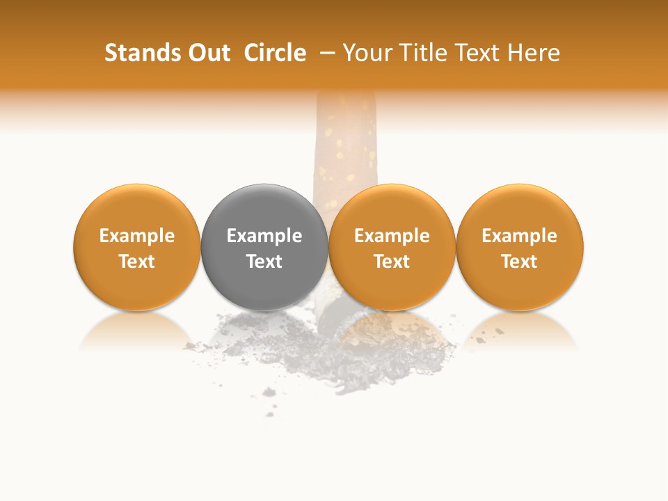 Cancer Ash Photography PowerPoint Template