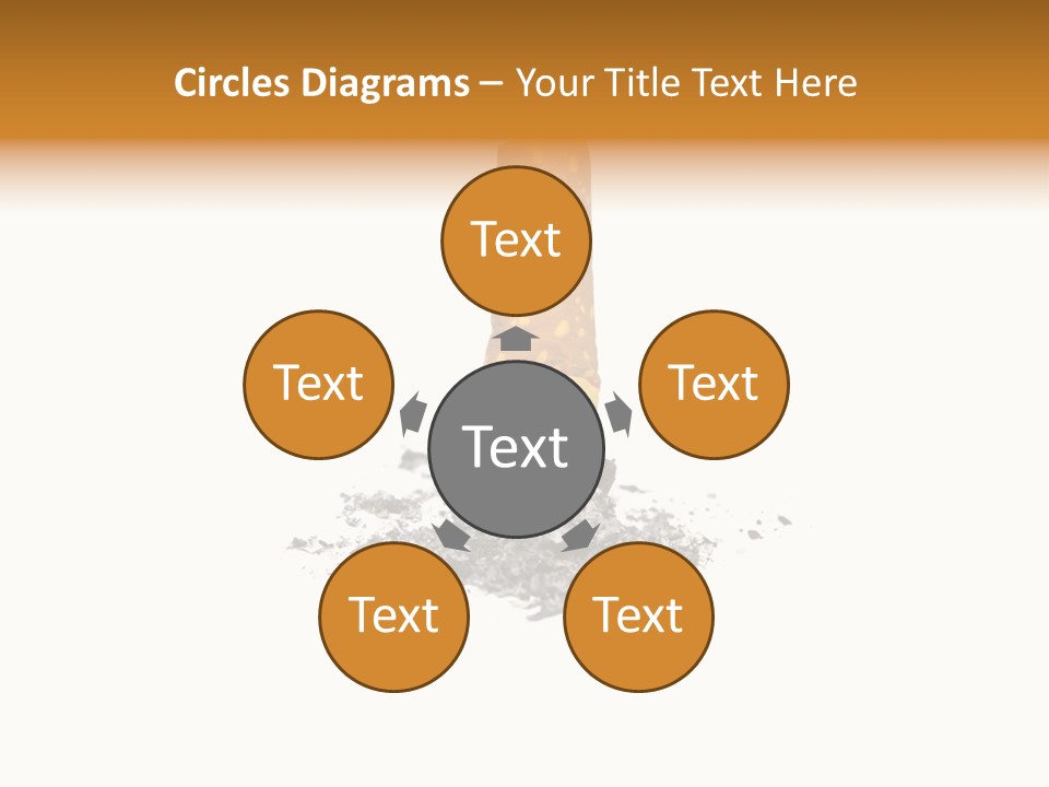 Cancer Ash Photography PowerPoint Template