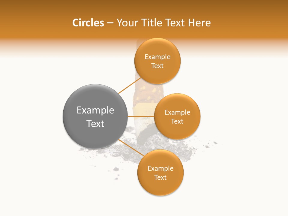 Cancer Ash Photography PowerPoint Template