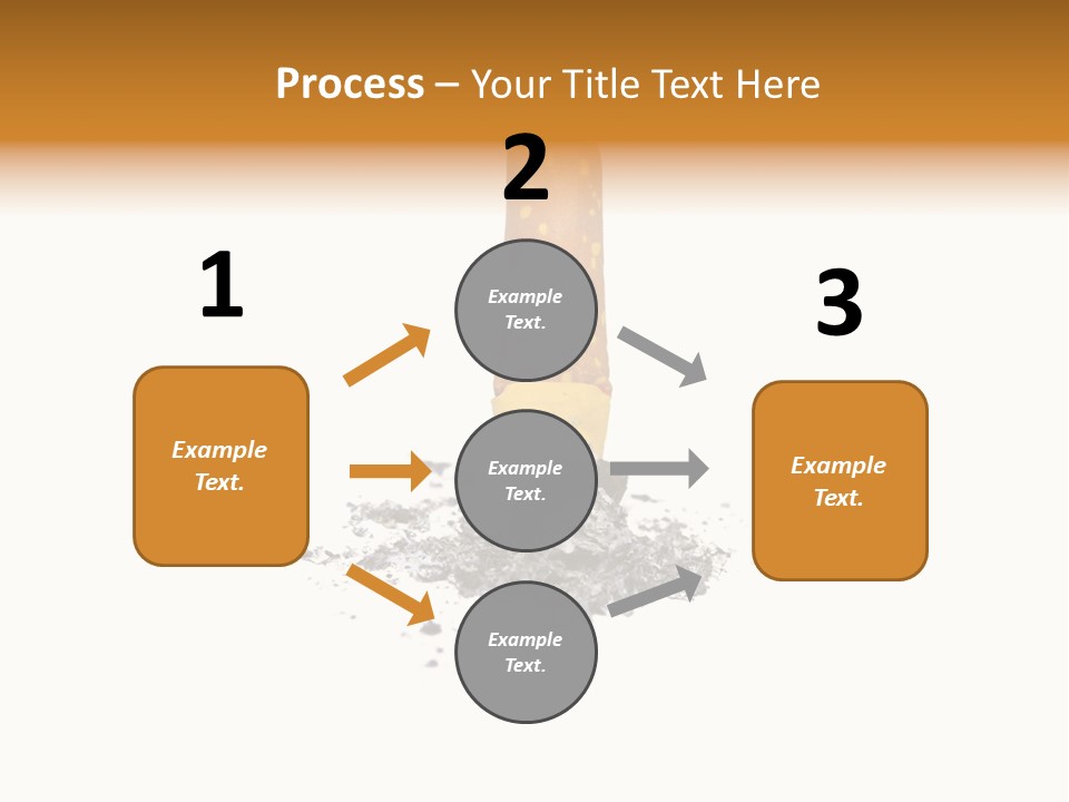 Cancer Ash Photography PowerPoint Template