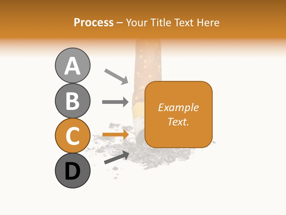 Cancer Ash Photography PowerPoint Template