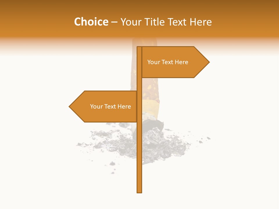 Cancer Ash Photography PowerPoint Template