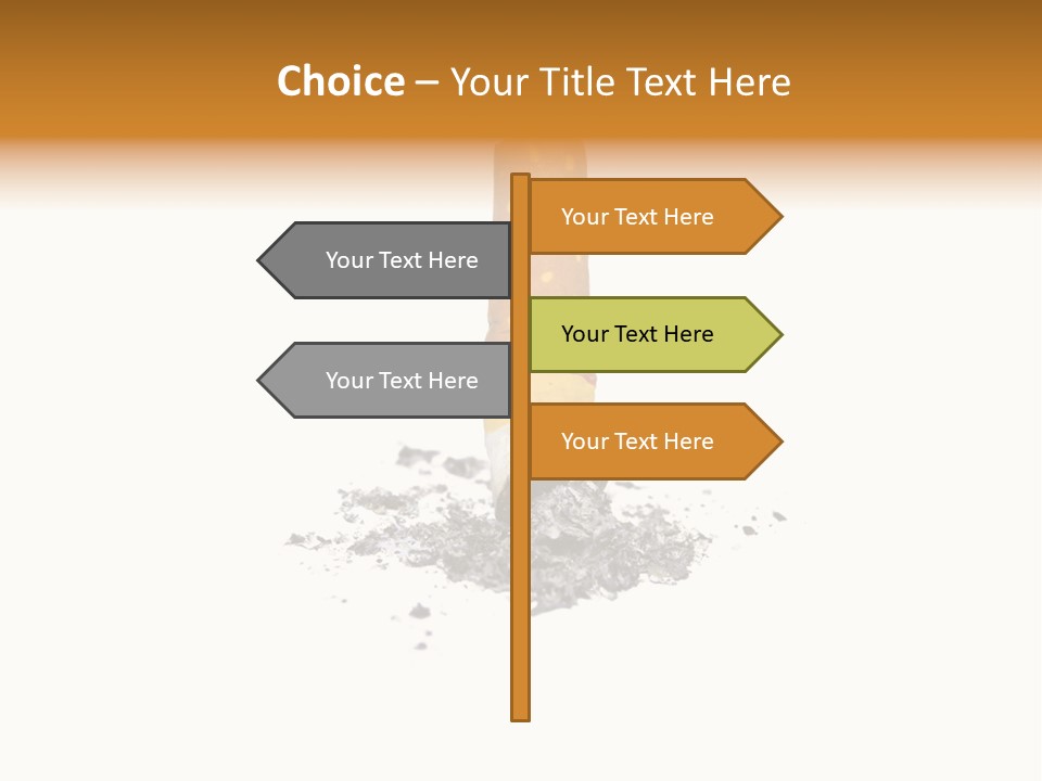 Cancer Ash Photography PowerPoint Template