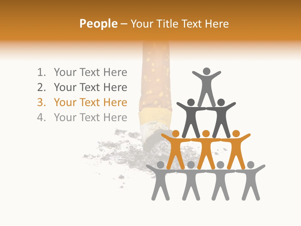 Cancer Ash Photography PowerPoint Template