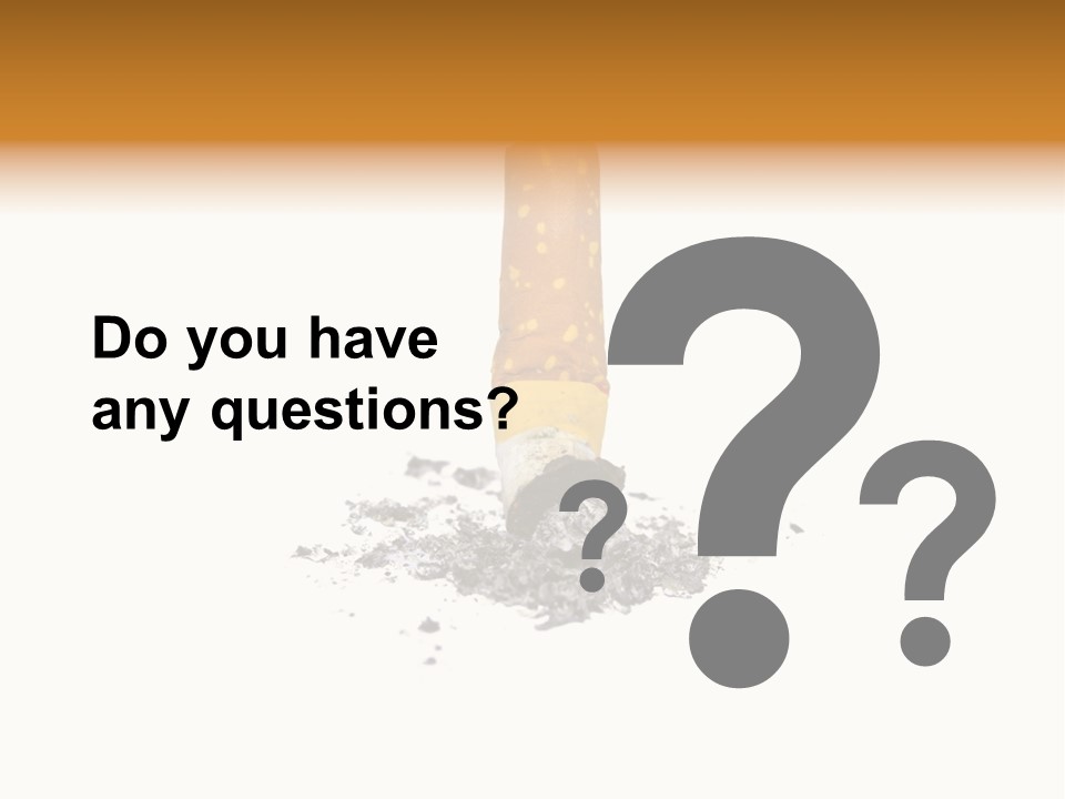 Cancer Ash Photography PowerPoint Template