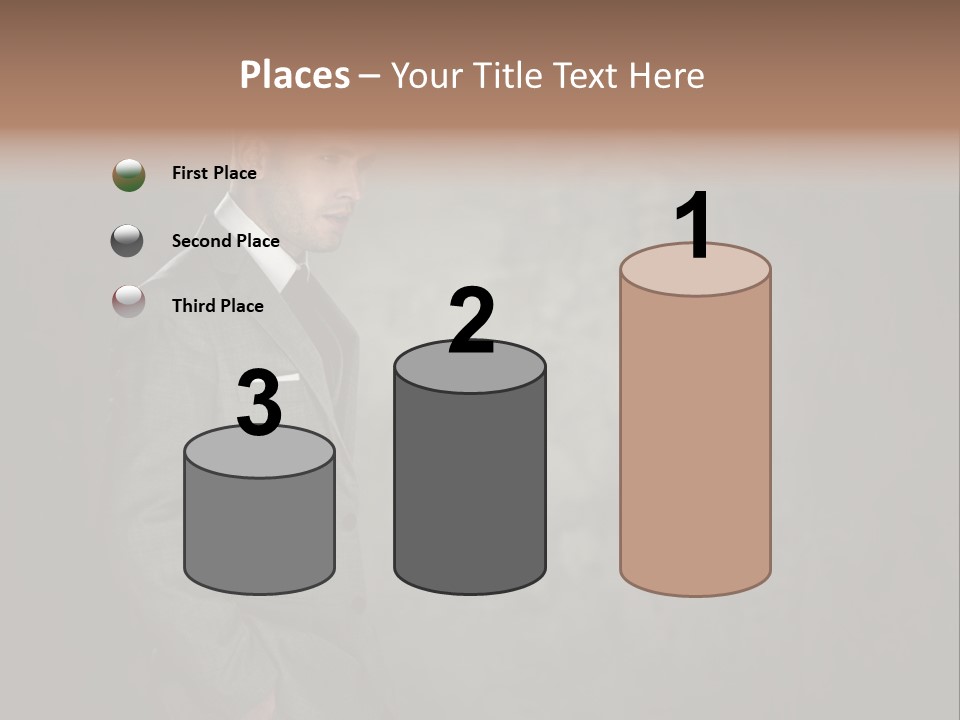 Boss Jacket Power PowerPoint Template